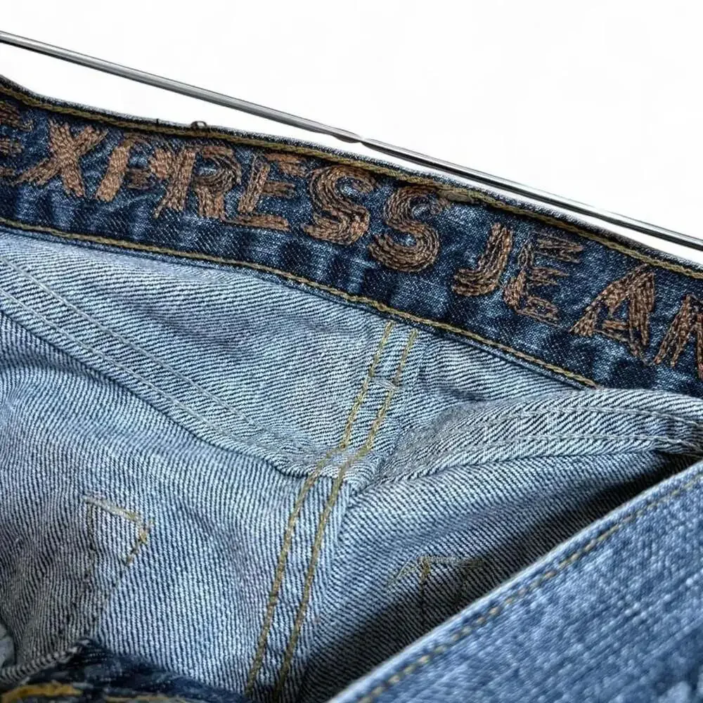 Express Kingston Classic Fit Blue Denim Jeans